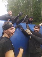 Активисты МС приняли участие в экстремальном забеге "Стальной характер"